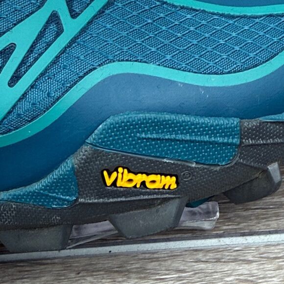 Merrell All Out Terra Ice Women’s Sz 6 Teal Lime Low Top Vibram Mountain Shoes - Picture 12 of 12